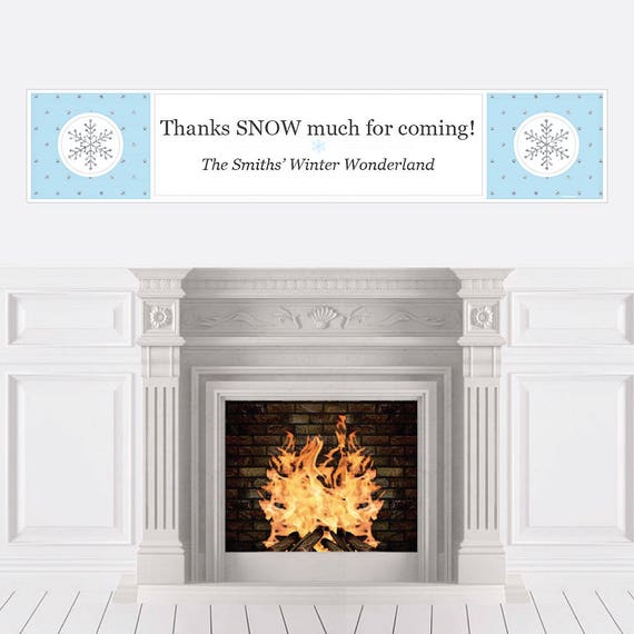 Winter Wonderland Holiday Party Banner Christmas Winter Wonderland Holiday Party Banner Christmas
