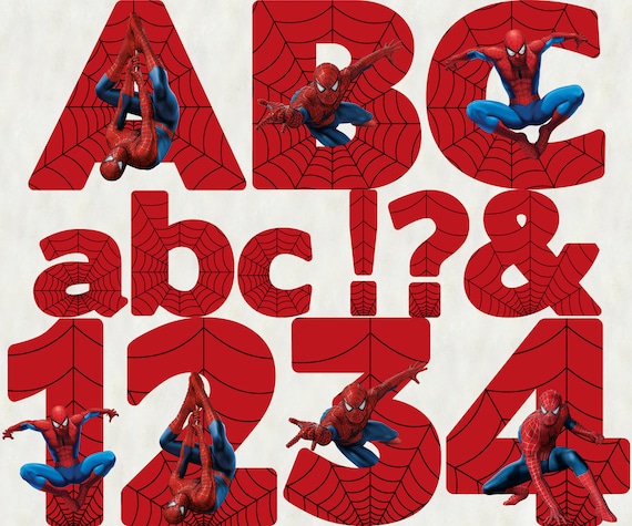 spider-man-inspired-alphabet-spiderman-alphabet-instant-download