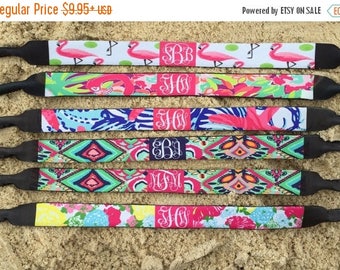 SUMMER SALE Neoprene Sunglass Strap. Personalized Glasses retainer. Sunglass Straps are a must have for your favorite shades!