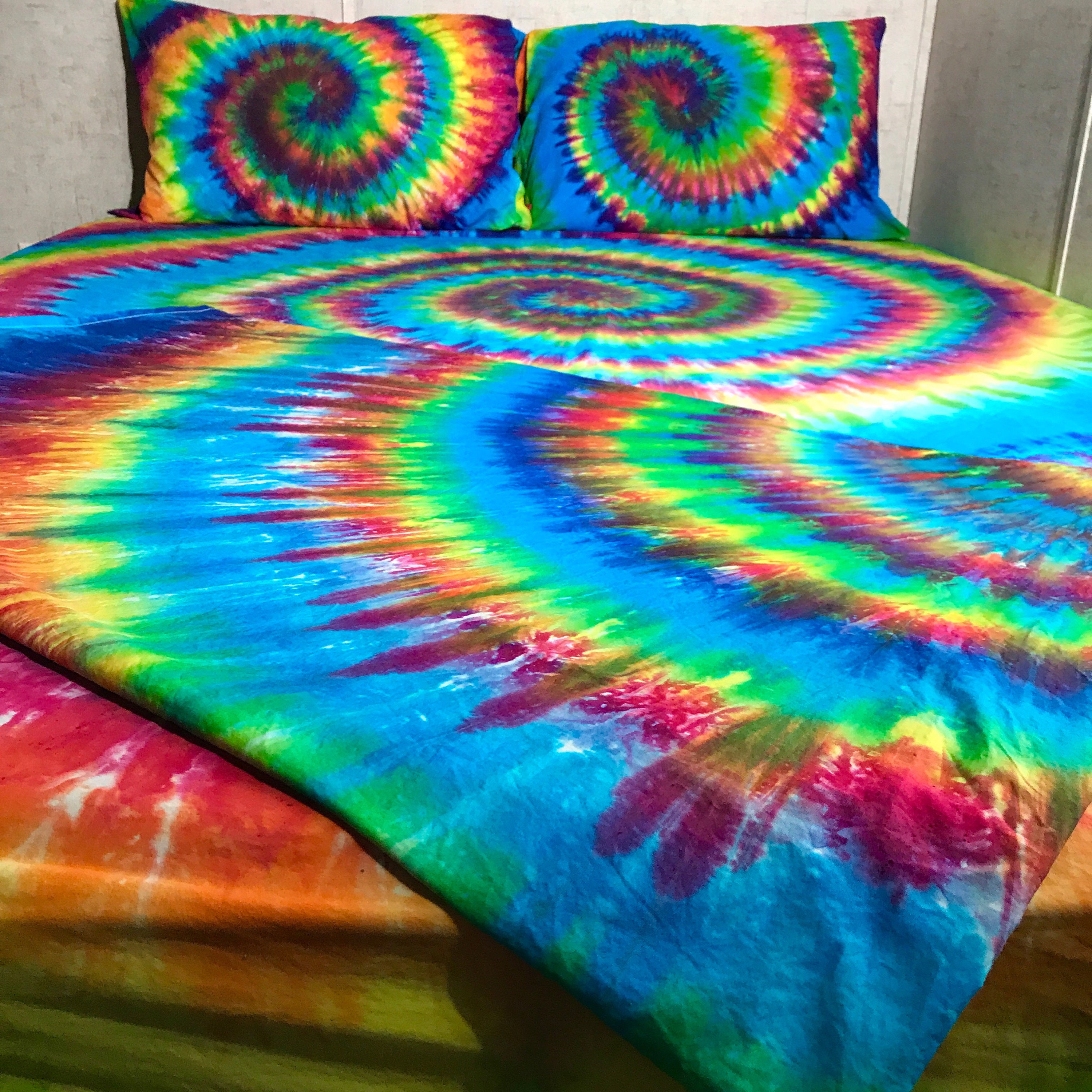 Tie Dye Sheet Set 4 Piece Tie Dye Sheet Set Custom Made