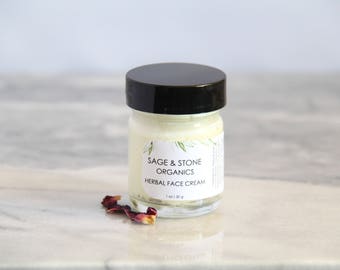 Herbal Face Cream (SALE- 25% OFF) | Chaga Face Cream | Rose Face Cream | Organic Face Cream | AntiAging Face Cream | Antioxidant Face Cream