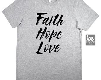 Faith hope love | Etsy