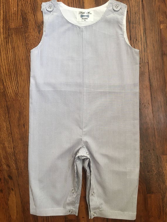 RTS Lot of 3 Blank Longall Jon Jons Gray Gingham