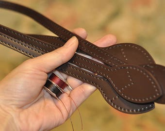 Vachetta Leather strap replacement for handbags by Mcraftleather