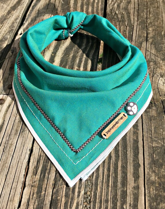 Turquoise dog bandana southwestern bandana teal dog bandana