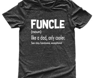 Unisex Tri-Blend T-Shirt Funcle T Shirt - Uncle T shirt - Funcle Shirt