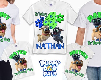 puppy pal birthday shirt