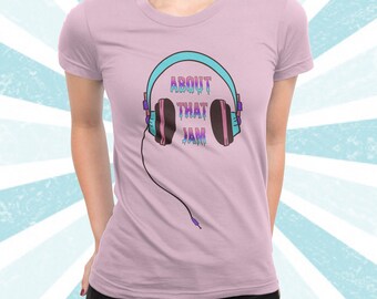 Chance the Rapper Shirt - About That Jam - Acid Rap - Headphone T-shirt - Music - Childish Gambino - Women's - Men's - Music Lover Tshirt