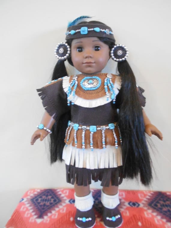 18 in doll clothes American Girl Kaya Native American style