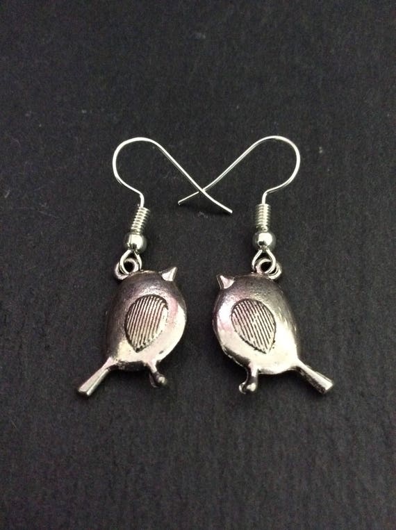 Robin earrings / robin jewellery / bird earrings / bird lover