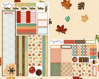 November Monthly Sticker Kit // Planner Stickers // Mini Happy Planner