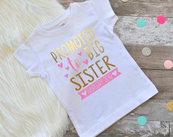 Big Sister shirt big sister shirt big sister announcement new arrival big sister shirt little sister shirt shirt siblings shirt