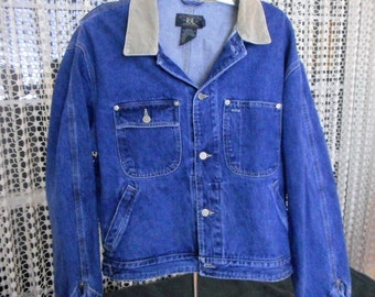 Vintage Double RRL Jean Jacket By Ralph Lauren like new