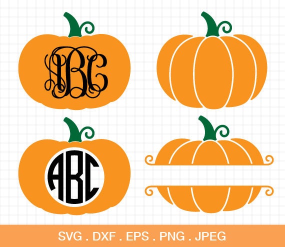 Download Free Svg Pumpkin Monogram Frame File For Cricut - King SVG ...