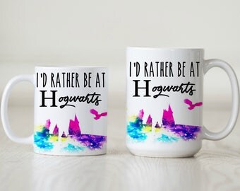Harry Potter Mug, Harry Potter, Hogwarts Castle, Hogwarts Houses, Syltherin, Ravenclaw, Hufflepuff, Gryffindor