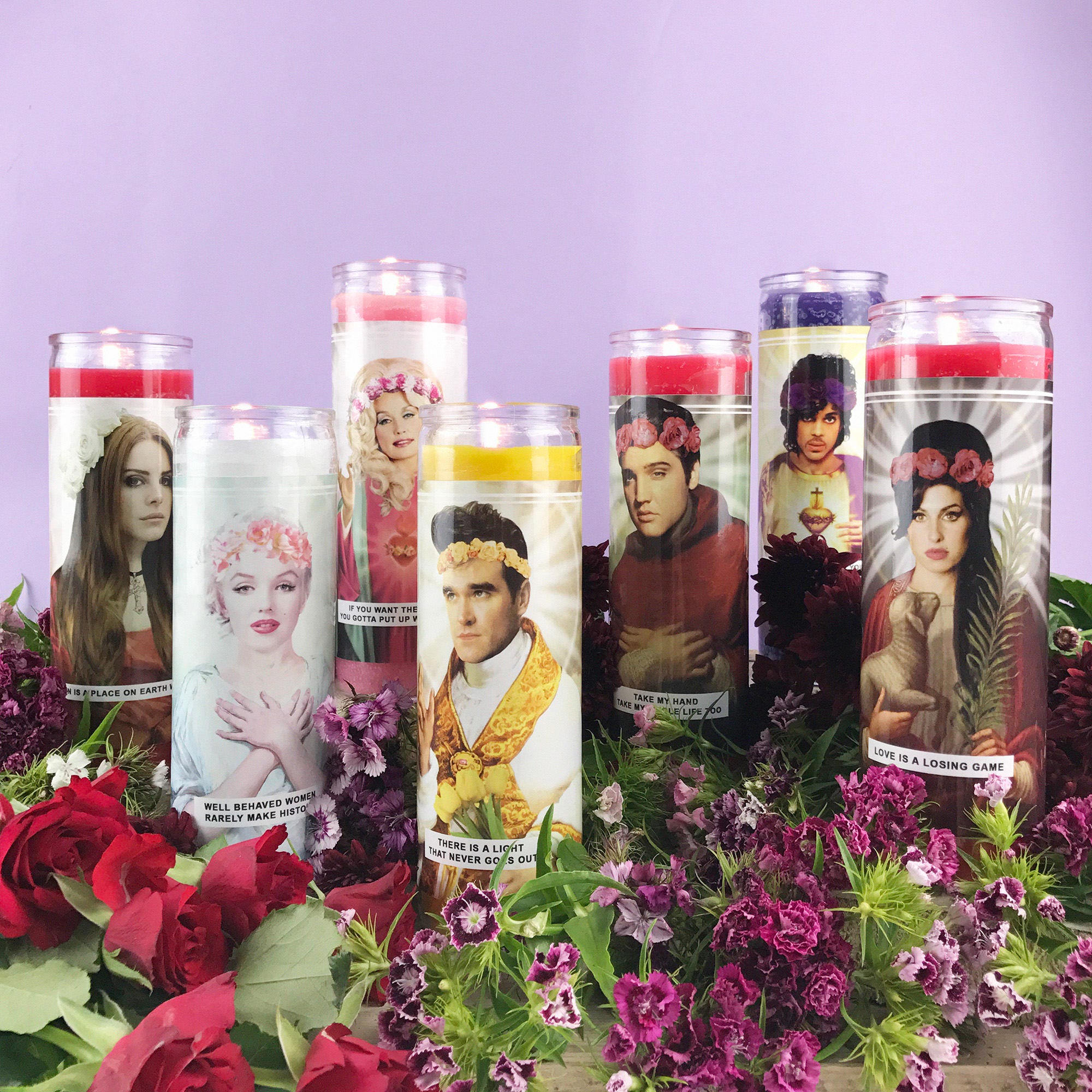Celebrity Saint Celeb Prayer Candle