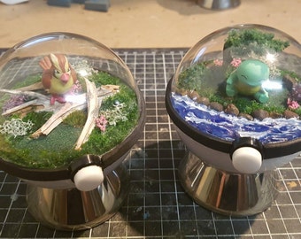 Pokeglobe Custom 80mm - Pokemon Terrarium
