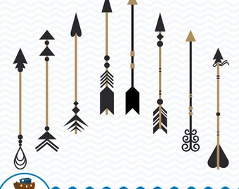 Arrows Monogram SVG, Arrows Monogram Frames, Arrow Cut Designs, Arrows Clip Art, Split Arrows Design, Cutting Files, Instant Download ark-17