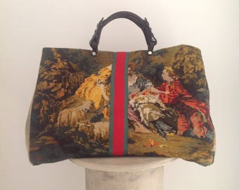 Vintage tapestry bag