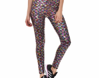 Mermaid Collection Leggings Plus Size