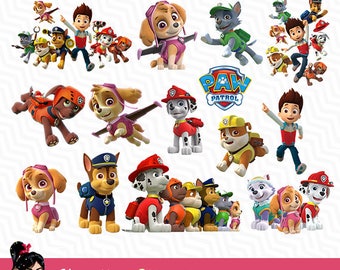 Paw Patrol, paw patrol adventure, paw patrol clipart, Printable Digital Files, paw patrol Party, Scrapbooking, Birthday, VC-013