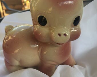 Vintage Pink Pig