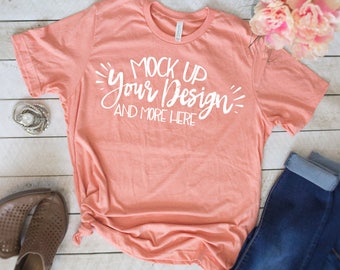 etsy mockup t shirt mockup Bella canvas Etsy