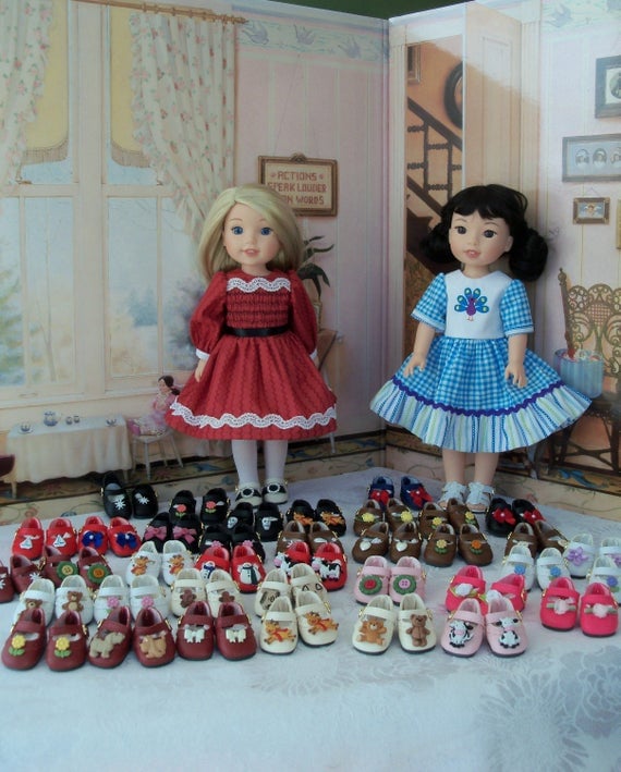 Wellie Wisher® Size Shoes / Custom Made to your Specs/ Doll Accessories for American Girl Wellie Wishers® or Hearts4Hearts