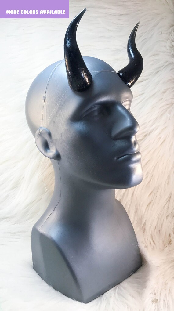 Arch Demon Costume Horns Glow in the Dark and UV Fluorescent