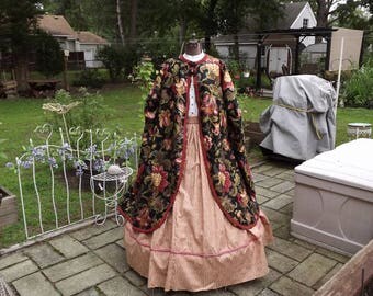 Ladies Civil War Paletot Reenacting Cloak Size XL