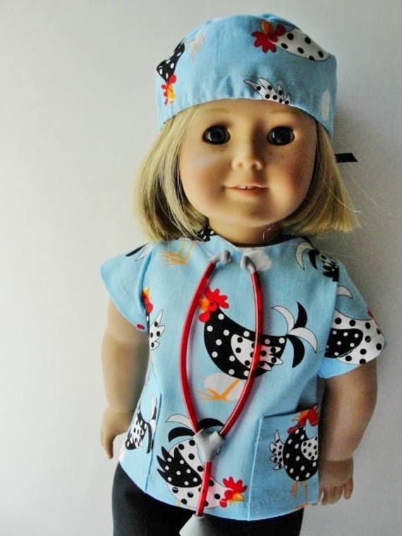 Surgical Scrubs for 18 Inch Dolls Doctor Nurse