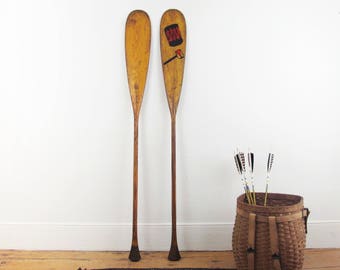 Canoe paddle Etsy