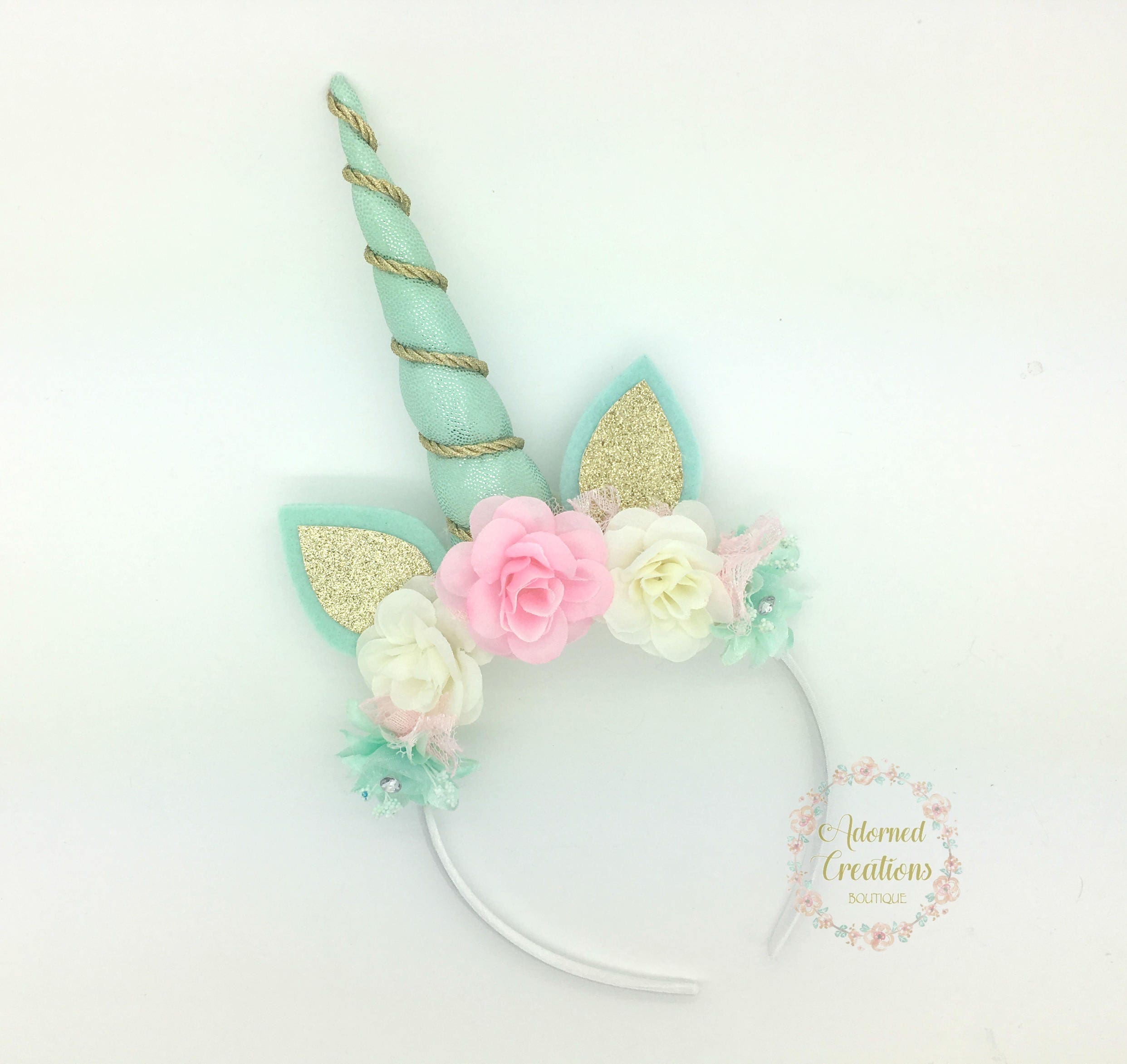 Printable Unicorn Headband | unicorn headband pink mint ivory unicorn party unicorn Printable Unicorn Headband | unicorn headband pink mint ivory unicorn party unicorn