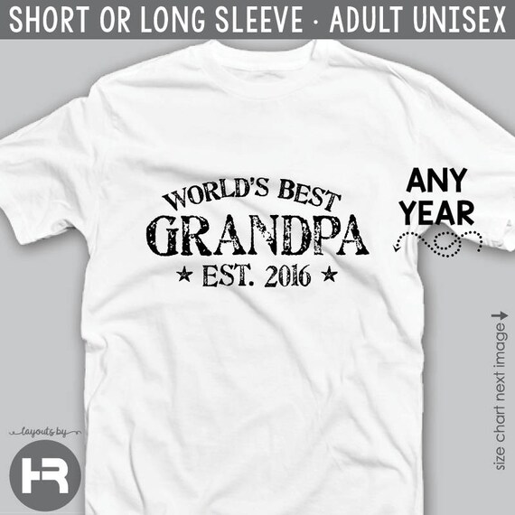 Worlds Best Grandpa Shirt Fathers Day T