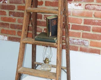 Vintage Berg's Special Large Wood Step Ladder