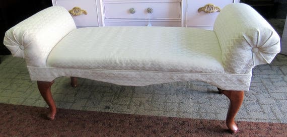 Upholstered bedroom bench