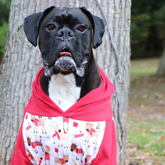 dog reindeer hoodie