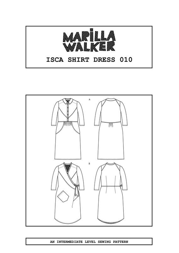 PDF Isca shirt dress sewing pattern