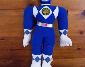 blue power ranger plush