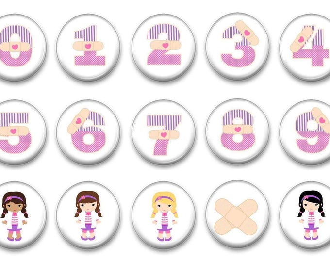 Number Practice - Preschool Learning - Party Favors - Number Magnets - Counting Practice - Preschool Teacher - Student Numbers - Gift