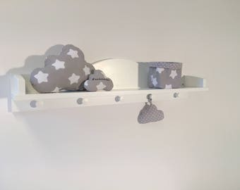 Puckdaddy Cloud Wall Shelf for Nursery