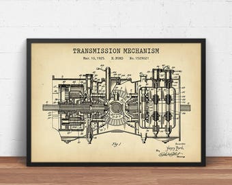 Harley Davidson Motorcycle Blueprint Art Motorcycle Patent