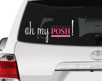 Perfectly Posh car decal,perfectly posh swag,perfectly posh,perfectly posh decal,cheap posh decal, custom posh decal