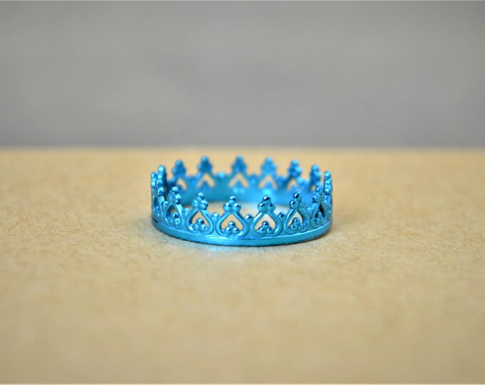 Dainty Turquoise Crown Ring, Turquoise Princess Crown Ring, Princess Ring, Tiara Ring, Queen Ring, Turquoise Ring, Turquoise Princess Ring