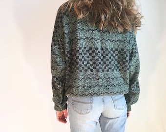 Vintage 90s Patterned Sweater