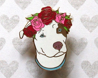 Dog Enamel Pin, Enamel Pins, Hard Enamel Pin, Dog Lapel Pin, Dog Brooch, Cute Enamel Pin, Gift for Mom, Pet gift for Mom