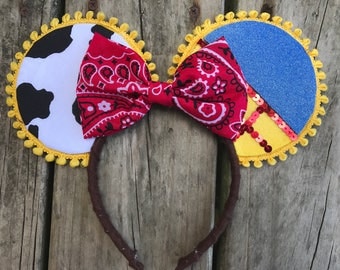 Toy story jessie disney ears headband - disney ears - toy story birthday - toy story cosplay - jessie costume - toy story costume