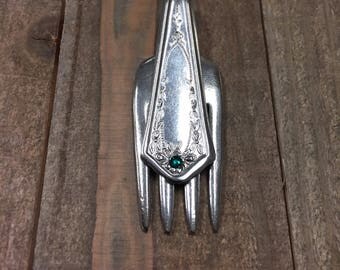 Fork pendant, silverware jewelry, spoon jewelry, Silver Fork jewelry