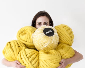 Mezzo Blanket DIY Kit (Medium). Medium Stitch Chunky Blanket — 40''x60''