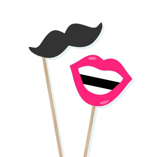 Printable Football Photo Booth Props Instant Download